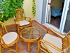 Balkon hotelového pokoje