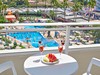 Balkon hotelového pokoje