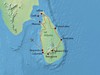 Srí Lanka - mapa (Kateřina Sirovátková)