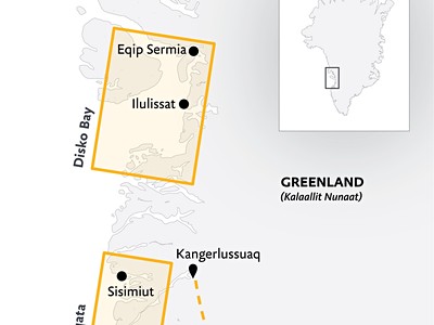West Greenland Ice Odyssey: Glaciers and Icebergs (Ultramarine)