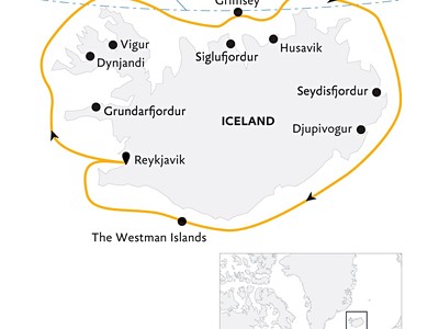 Iceland Circumnavigation: Helicopters, Glaciers and Volcan...