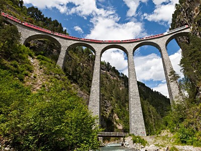 Nejkrásnější motivy Alp trasou Bernina a Glacier Expressu