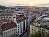 Danubius Hotel Erzsébet City Center Maďarsko Budapešť - pohled na hotel s výhledem