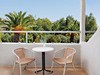 Balkon hotelového pokoje
