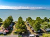 Kemp Strand Holiday Maďarsko Balatonkali - pohled na kemp