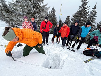 Jeseníky - základní kurz skialpinismu