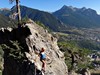 Ferrata nad městem Briançon