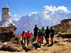 Výhledy nad vesnicí Namche Bazaar