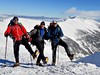 Nízké Tatry - přechod na sněžnicích