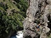 Ferrata nad údolím řeky Venéon