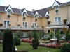 Hotel Lídia Wellness a Restaurace Maďarsko Harkány pohled na hotel