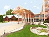 Hotel Európa Fit Maďarsko Héviz - pohled na hotel