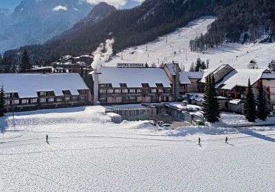 Julské Alpy - Kranjska Gora - hotel Kompas vedle sjezdovky, ba...