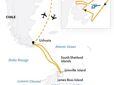 Antarctica By Helicopter: Icebergs, Mountains and Remote Lan...