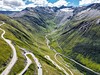 Silnice přes sedlo Furka Pass - poznávací zájezdy s turistikou do Švýcarska