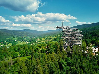 Hora Smrk a lázně Swieradow