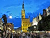 Noční Gdaňsk