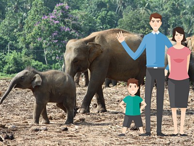 Na Srí Lanku s dětmi