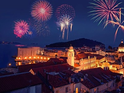 Silvestr u moře v Dubrovníku s přípitkem