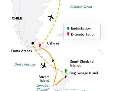 Antarctic Express: Fly South, Sail North (World Voyager)