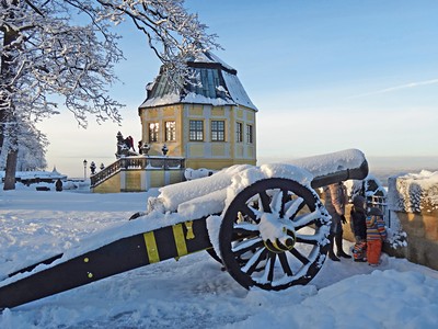 Advent v Saském Švýcarsku: pevnost Königstein, Bastei a Hohnstein