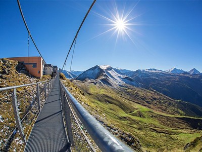 Lázeňské alpské středisko Bad Gastein a výjezd lanovkou na Stubnerkogel