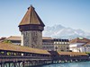 Švýcarsko Luzern kapličkový most