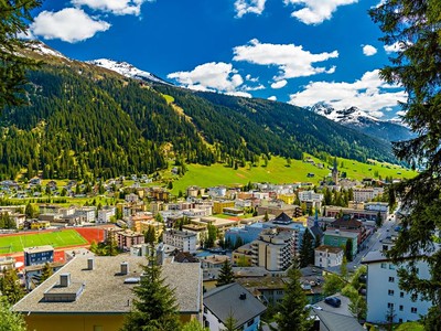 Cyklistika v horách okolo Davosu