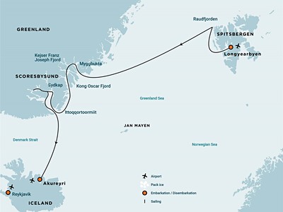 Spitsbergen, Northeast Greenland & Scoresby Sund, Including Long Hi...