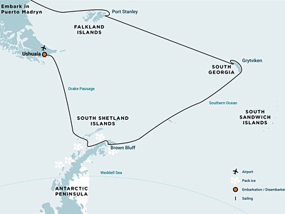 Falkland Islands - South Georgia - Antarctic Peninsula - Photogra...