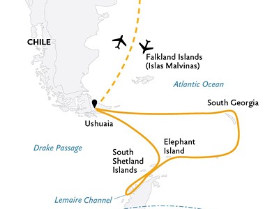South Georgia and Antarctic Peninsula: Penguin Safari (World Voyager)