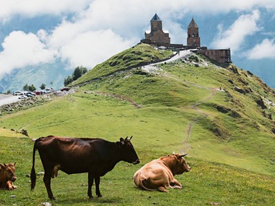 Gruzie - Svanetie a oblast Kazbeku