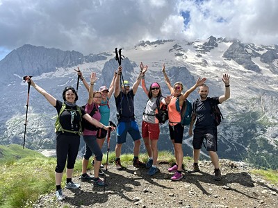 Dolomity - turistika v okolí Marmolady