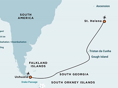 Atlantic Odyssey, excl. Antarctic Peninsula (m/v Hondius)