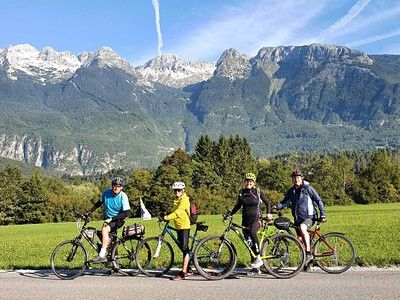 Údolí Julských Alp na kole