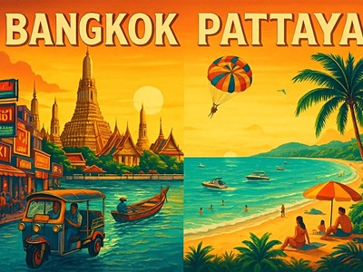 Bangkok a pláže v Pattaya