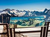 Výhled na Aiguille du Midi v masivu Mont Blanc - zájezdy do Francie