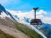 Lanovka na Aiguille du Midi - cestování po Francii