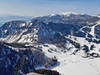 Totes Gebirge na sněžnicích