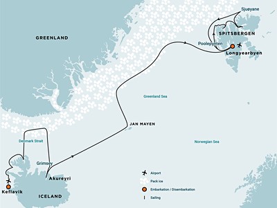 22 Days Extensive Arctic Ocean – Northwest Iceland - Spitsber...