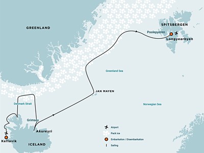 Arctic Ocean – Northwest Iceland - Pack Ice – Grimsey – Jan Maye...