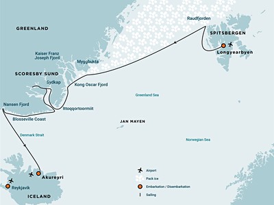 Around Spitsbergen, in the Icy Realm of the Polar Bear (m/v Hondius)