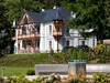 Vila Alpská růže Česká republika Luhačovice - pohled na vilu
