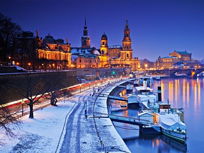 Adventní Drážďany a zámek Moritzburg