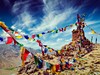 Poznávací zájezd-Indie-Ladakh-Velký okruh Malým Tibetem-buddhistické modlitební vlajky