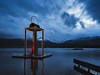 Advent jezero Wolfgangsee