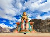 Poznávací zájezd-Indie-Ladakh-Velký okruh Malým Tibetem-Socha Maitreyi Buddhy, Diskit klášter v údolí Nubra