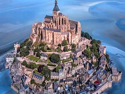Francie - Normandie a Bretaň, 2027, letecky