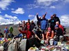 Společné foto v sedle Kangmaru La (5100 m)