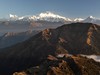 Výhled na Kanchenjunga